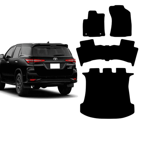 KIT TAPETES CARPETE PORTA MALAS + INTERNOS SW4 2016 A 2023 5 LUGARES