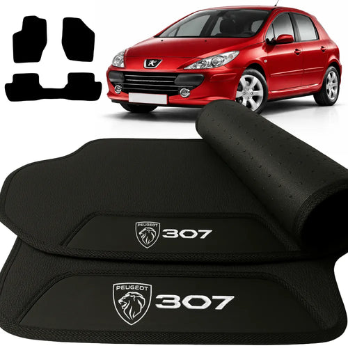 TAPETES BORRACHA PREMIUM PEUGEOT 307 2002 A 2012 3 PEÇAS