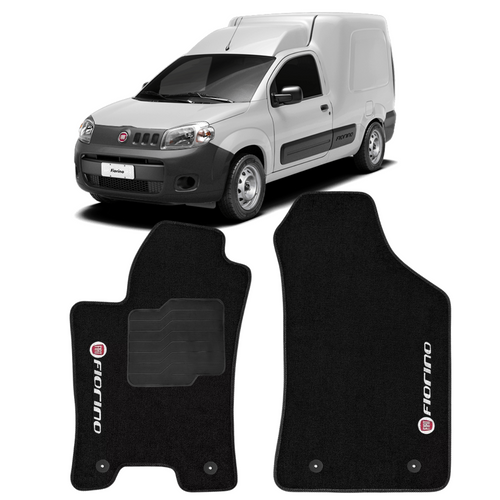 TAPETE CARPETE FIORINO 2014 A 2023 2 PEÇAS