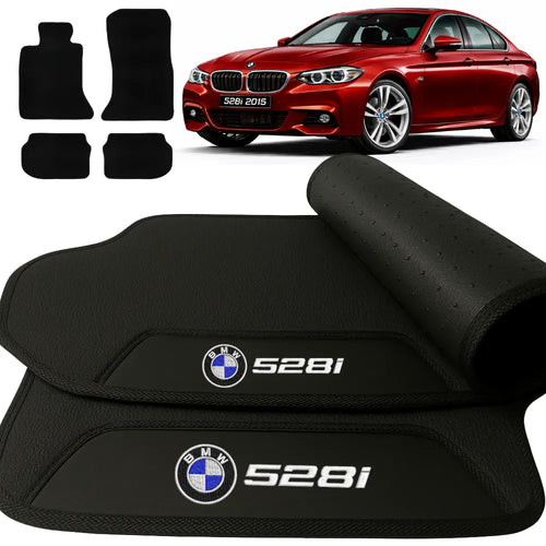 TAPETES BORRACHA PREMIUM BMW 528i 2010 A 2016 4 PEÇAS