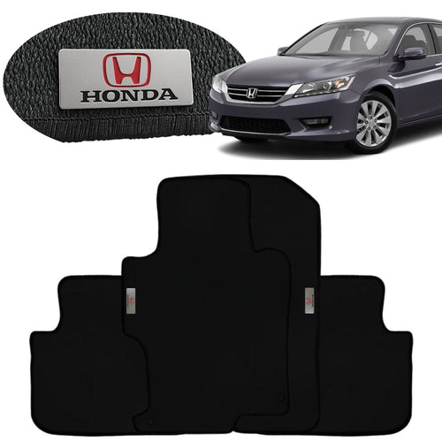 TAPETE BORRACHA TAG INOX ACCORD 2013 A 2017 4 PEÇAS