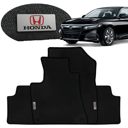 TAPETE BORRACHA TAG INOX ACCORD 2018 A 2022 4 PEÇAS