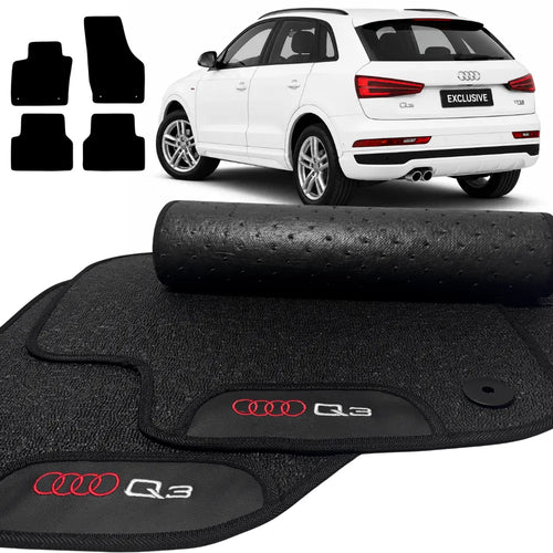 TAPETES BORRACHA PREMIUM AUDI Q3 2011 A 2018 4 PEÇAS