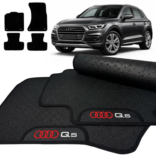TAPETES BORRACHA PREMIUM AUDI Q5 2008 A 2017 4 PEÇAS