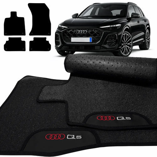 TAPETES BORRACHA PREMIUM AUDI Q5 2018 A 2024 4 PEÇAS