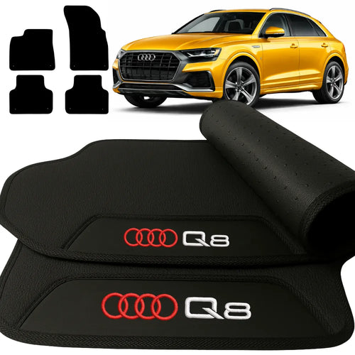 TAPETES BORRACHA PREMIUM AUDI Q8 2018 A 2024 4 PEÇAS