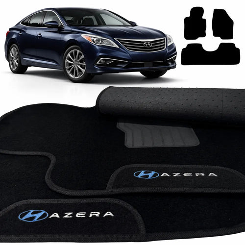 TAPETES CARPETE PRETO AZERA 2012 A 2017 4 PEÇAS