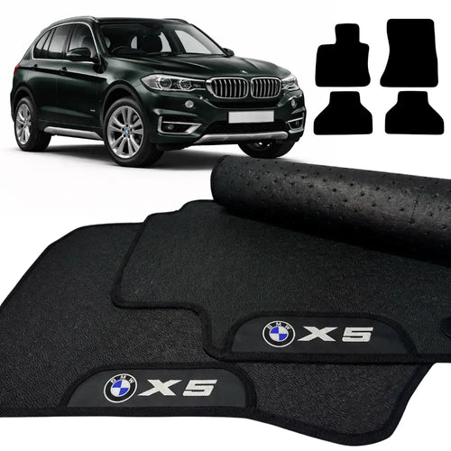 TAPETES BORRACHA PREMIUM  BMW X5 2013 A 2018 4 PEÇAS