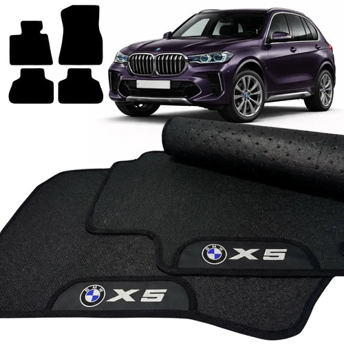 TAPETES BORRACHA PREMIUM BMW X5 2019 A 2024 4 PEÇAS