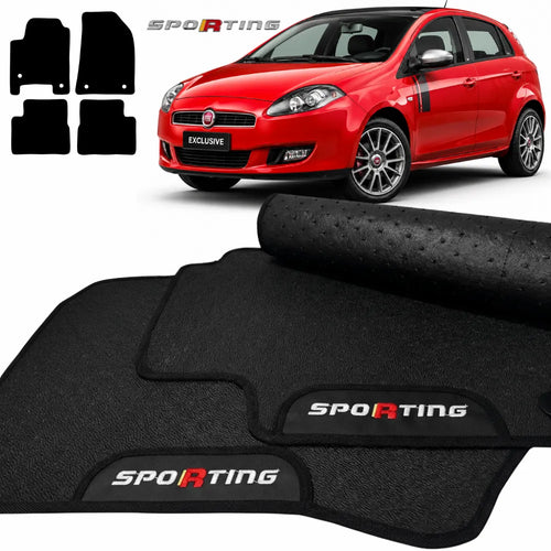 TAPETES BORRACHA PREMIUM BRAVO SPORTING 2011 A 2016 4 PEÇAS