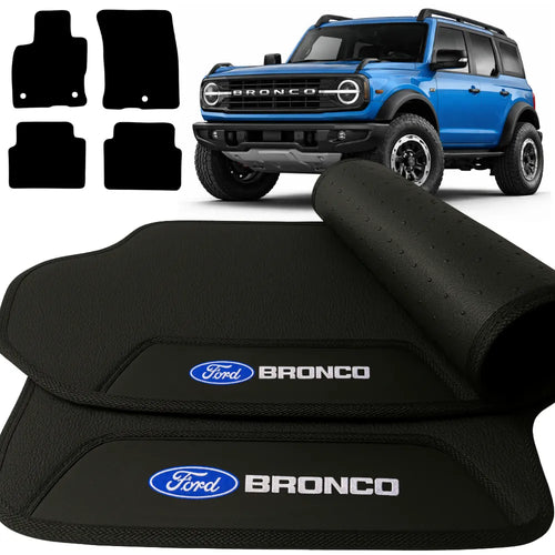 TAPETE BORRACHA PREMIUM FORD BRONCO 2021 A 2025 4 PEÇAS