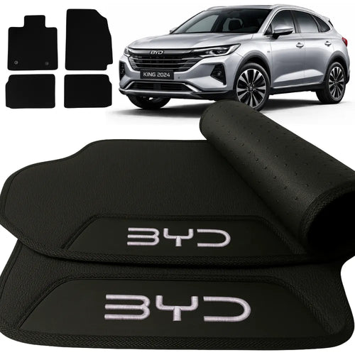 TAPETES BORRACHA PREMIUM BYD KING 2023 A 2026 4 PEÇAS