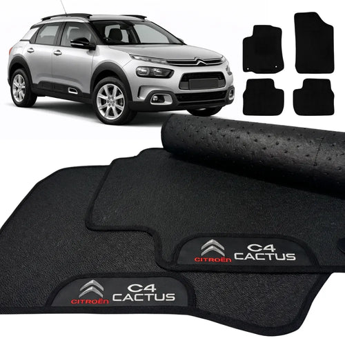 TAPETES BORRACHA PREMIUM C4 CACTUS 2018 A 2021 4 PEÇAS