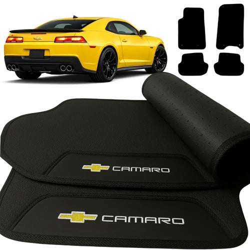 TAPETES BORRACHA PREMIUM CAMARO SS 2010 A 2015 4 PEÇAS