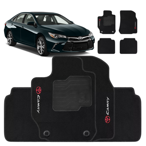 TAPETE CARPETE TOYOTA CAMRY 2012 A 2017 PRETO 4 PEÇAS