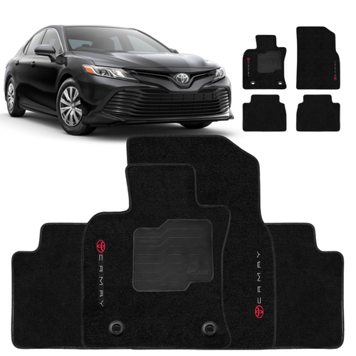 TAPETE CARPETE TOYOTA CAMRY 2018 A 2022 PRETO 4 PEÇAS