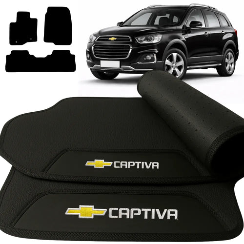 TAPETE BORRACHA PREMIUM CAPTIVA 2008 A 2017 3 PEÇAS