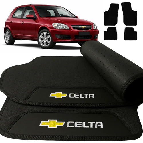 TAPETES BORRACHA PREMIUM CELTA 2000 A 2014 4 PEÇAS