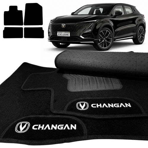 TAPETES CARPETE PRETO CHANGAN UNI-T 2026 4 PEÇAS