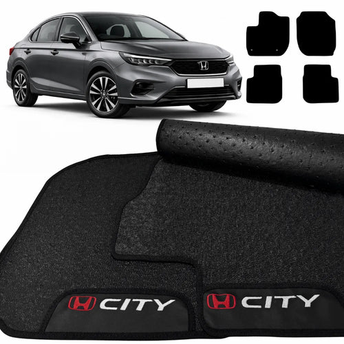 TAPETE BORRACHA PREMIUM CITY SEDAN 2022 A 2025 4 PEÇAS