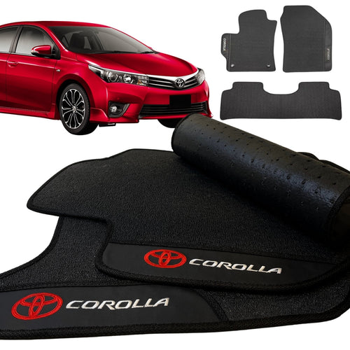 TAPETE BORRACHA PREMIUM COROLLA 2020 A 2026 3 PEÇAS