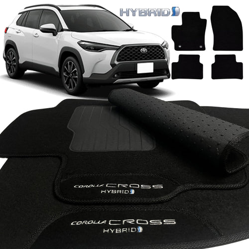 TAPETE CARPETE TOYOTA COROLLA CROSS HYBRID 4 PEÇAS