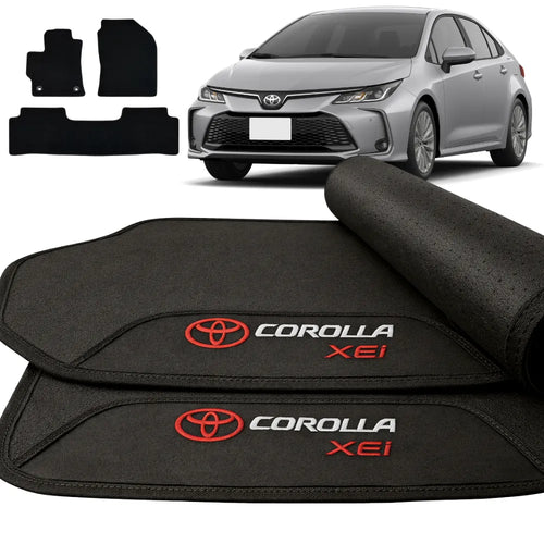 TAPETE BORRACHA PREMIUM COROLLA XEI 2020 A 2026 3 PEÇAS