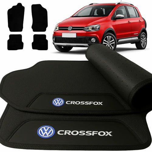 TAPETE BORRACHA PREMIUM CROSSFOX 2004 A 2013 4 PEÇAS