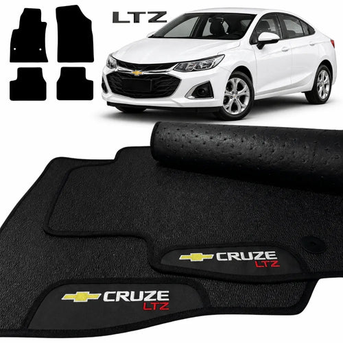 TAPETES BORRACHA PREMIUM CRUZE LTZ 2020 A 2023 4 PEÇAS
