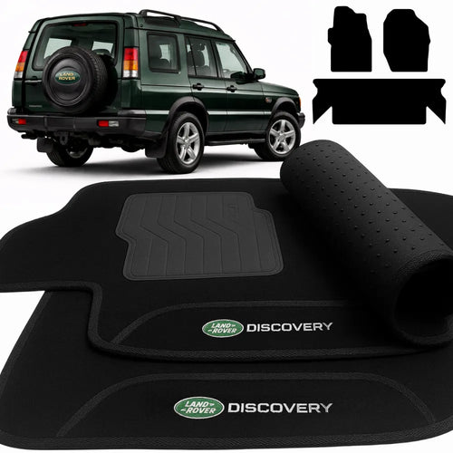 TAPETES CARPETE PRETO DISCOVERY 2 1999 A 2004 3 PEÇAS