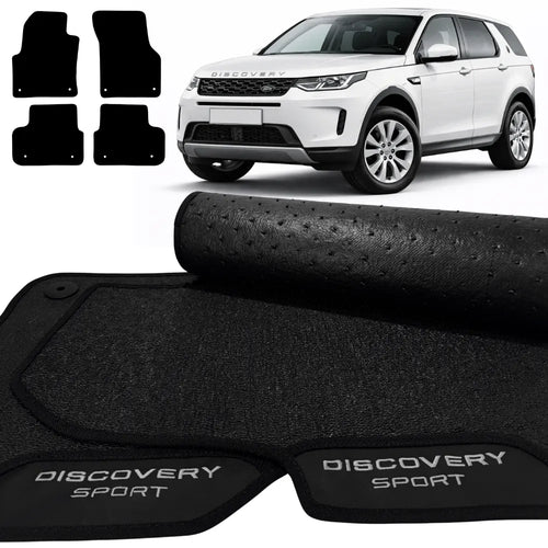 TAPETES BORRACHA PREMIUM DISCOVERY SPORT 2014 A 2019 4 PEÇAS