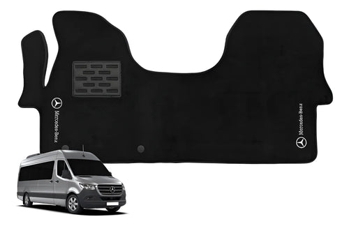 TAPETES CARPETE PRETO SPRINTER 516 DIANTEIROS 2020 A 2022 2 PECAS