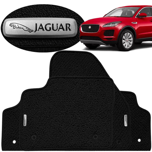 TAPETE BORRACHA TAG INOX PREMIUM E-PACE 2017 A 2022 4 PEÇAS