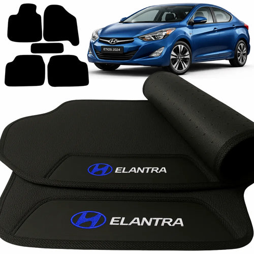 TAPETE BORRACHA PREMIUM ELANTRA 2011 A 2014 5 PEÇAS