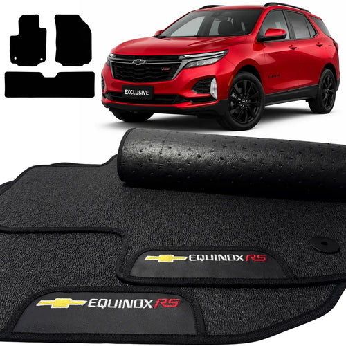 TAPETES BORRACHA PREMIUM EQUINOX RS 2023 A 2024 3 PEÇAS