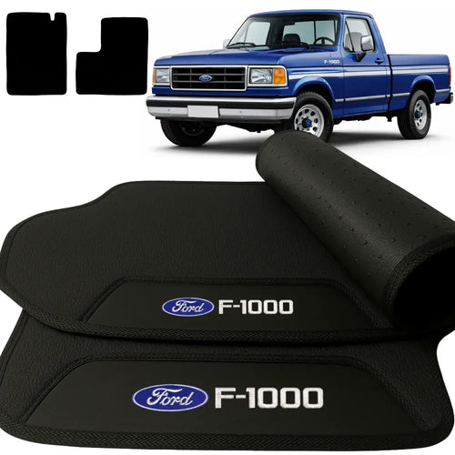 TAPETES BORRACHA PREMIUM FORD F-1000 2 PEÇAS