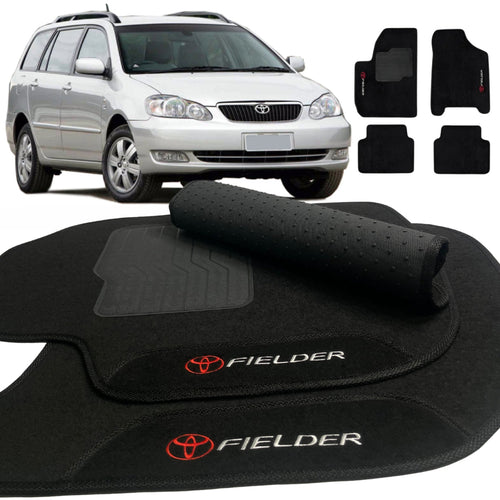 TAPETE CARPETE TOYOTA FIELDER 2002 A 2008 4 PEÇAS