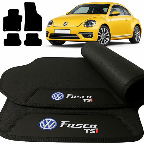 TAPETE BORRACHA PREMIUM FUSCA TSI 2012 A 2019 4 PEÇAS
