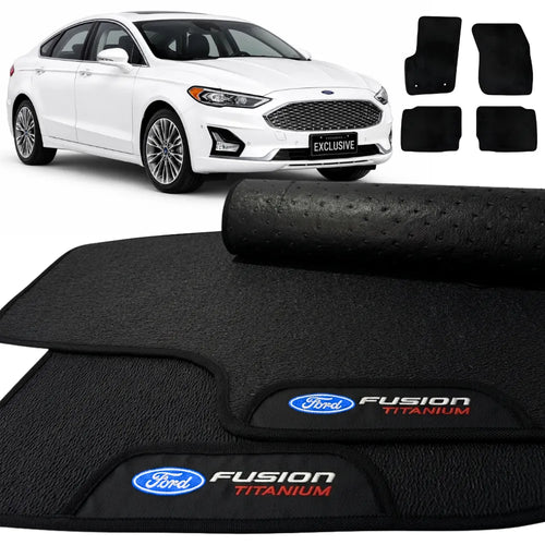 TAPETES BORRACHA PREMIUM FUSION TITANIUM 2013 A 2019 4 PEÇAS