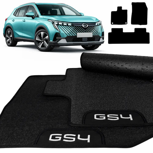 TAPETES BORRACHA PREMIUM GAC GS4 2025 A 2026 3 PEÇAS