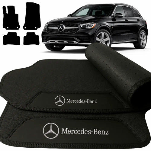 TAPETES BORRACHA PREMIUM MERCEDES GLC 2015 A 2022 4 PEÇAS