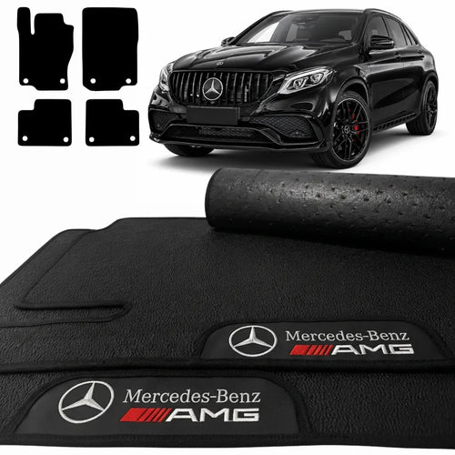 TAPETES BORRACHA PREMIUM MERCEDES GLE AMG 2015 A 2019 4 PECAS