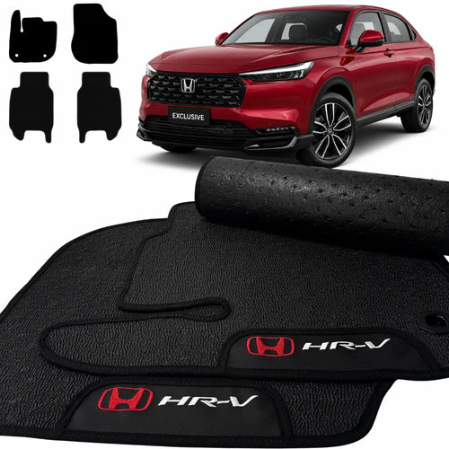 TAPETES BORRACHA PREMIUM HONDA HR-V 2022 A 2026 4 PEÇAS