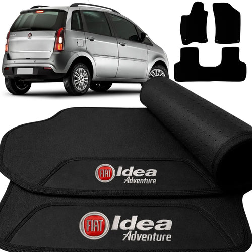 TAPETE BORRACHA PREMIUM IDEA ADVENTURE 2012 A 2017 3 PEÇAS