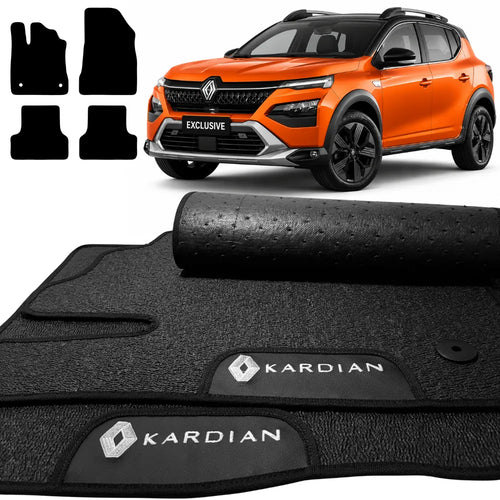 TAPETES BORRACHA PREMIUM RENAULT KARDIAN 2024 A 2026 4 PEÇAS