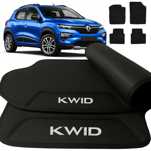 TAPETES BORRACHA PREMIUM KWID 2017 A 2021 4 PEÇAS