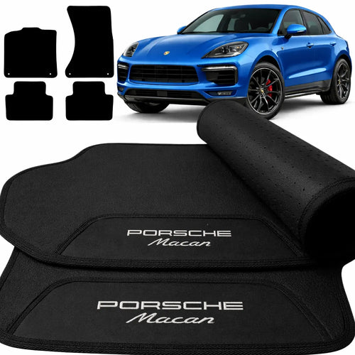 TAPETE BORRACHA PREMIUM MACAN 2025 A 2026 4 PEÇAS