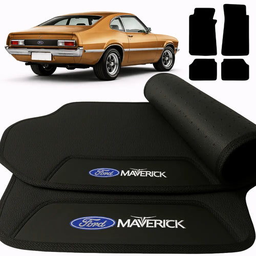 TAPETES BORRACHA PREMIUM FORD MAVERICK 1973 A 1979 4 PEÇAS