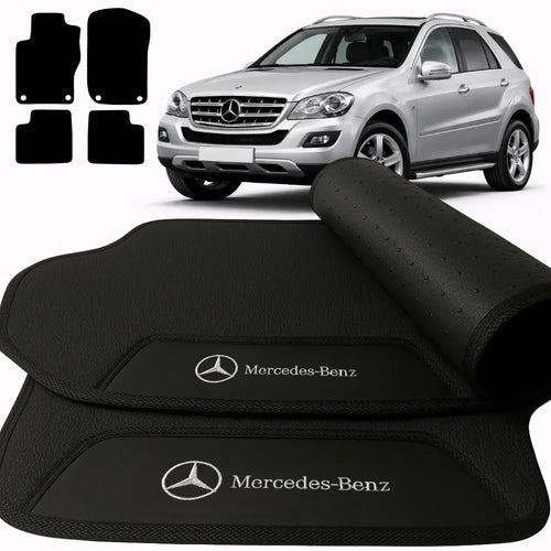TAPETES BORRACHA PREMIUM MERCEDES BENZ ML 350 2006 A 2011 4 PEÇAS
