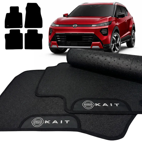 TAPETES BORRACHA PREMIUM NISSAN KAIT 2026 4 PEÇAS